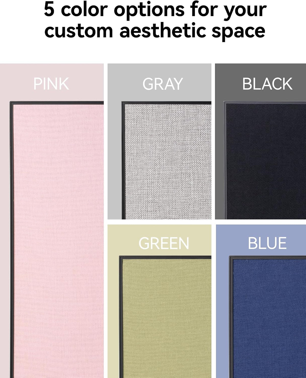 ARCOBIS Cork Board White Board Combo for Wall