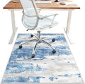 Office Chair Mat for Hardwood Tile Floor, Abstract 48"X 60" Desk Mats for by BESBLEE