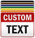 Custom Sign, Custom Sign for Business, Indoor/Outdoor use. 18x24 Inches by MySignCenter