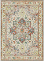 GENIMO 8x10 Area Rugs for Living Room, Machine Washable Non Slip Vintage Retro - Image 8