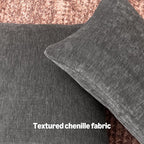Amazon Basics Chenille Throw Pillow Covers, Home Decor Cushion Cover - Image 3