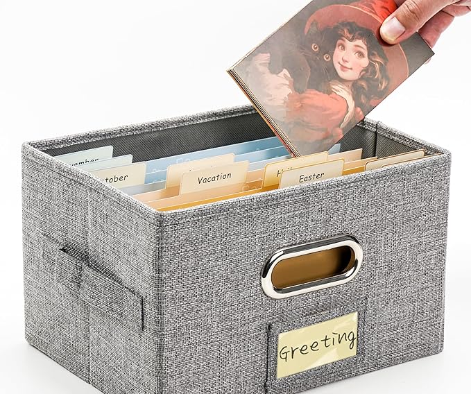 Remowith Greeting Card Organizer and Storage Box - Image 5