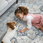 GENIMO Runner Rug 2'6''x8, Non Slip Vintage Hallway Runner Rugs, Low Pile - Image 8