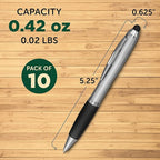 DISCOUNT PROMOS Stylus Ballpoint Pens Set of 10, Bulk Pack - Image 5