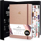 Clever Fox Planner Premium Edition – Undated Luxurious Weekly & Monthly Planner by CleverFox