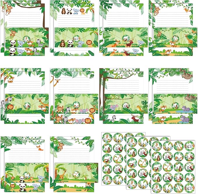 TaoBary 160 Packs Stationery Paper Set 60 Round Dot Sticker, 10 Design by TaoBary