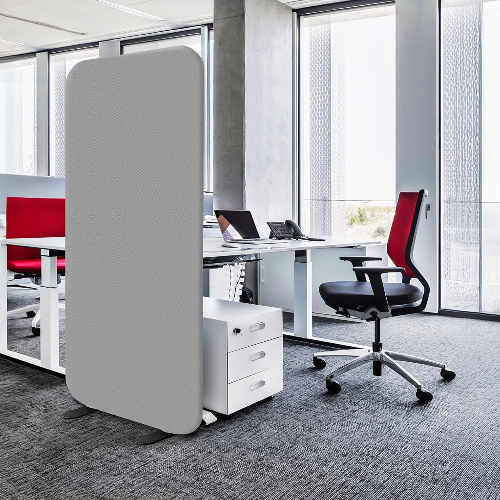 DECOLAB Standing Room Dividers, Privacy Divider Panel Wall, Portable Divider