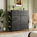 WLIVE Dresser for Bedroom with 10 Drawers, Fabric Dresser Chest of Drawers with - Image 2