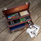 royal & langnickel premier sketching and drawing deluxe, close-up detail
