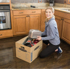 bankers box 20-pack medium classic moving boxes with, side view