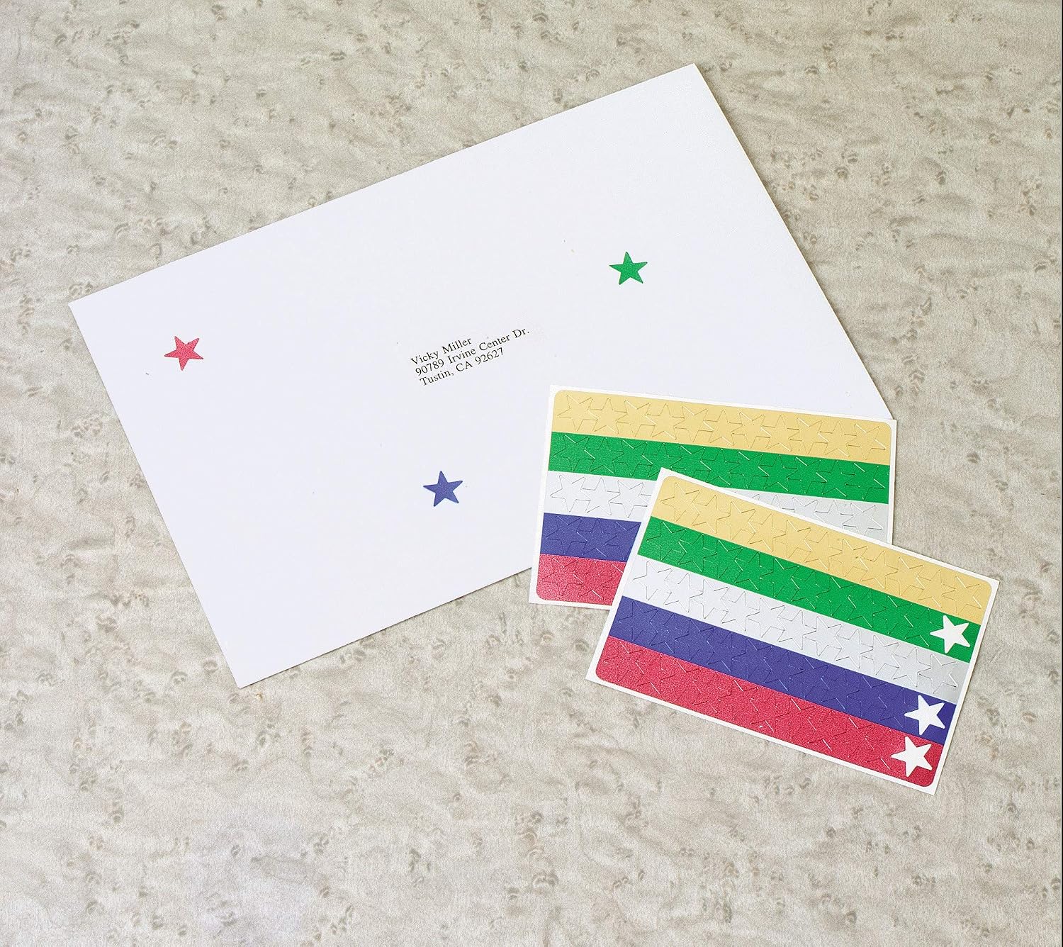 Avery® Foil Star Labels, 1/2", Assorted Colors, Non-Printable, 440 Star Stickers Total (6007)