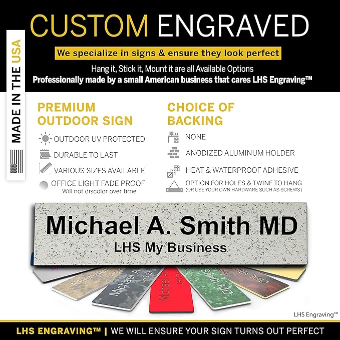 Custom Name Plate for Doors, - Image 2