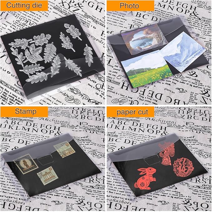 160 PCS Stamp and Die Storage Bag and Rubber Magnetic Sheets, Die Storage Set - Image 6
