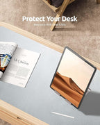 YSAGi Leather Desk Pad Protector, Office Desk Mat, Large Mouse Pad, Non-Slip PU - Image 7
