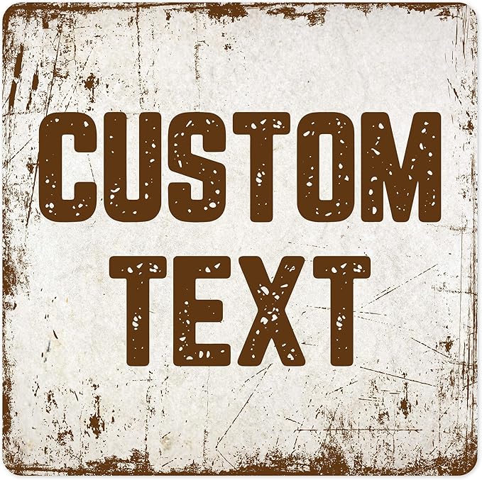 Custom Sign, Custom Street Sign, 11 Font Colors, 13 Font Styles, 4 Hole Options by MySignCenter