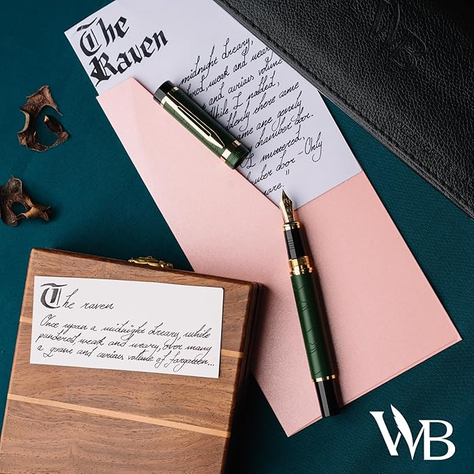 Wordsworth & Black Primori Fountain Pen Set; Medium Nib, Gift Case, 24 Ink - Image 8