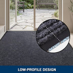 leapyouth indoor outdoor door mat runner, 2' x showing dimensions