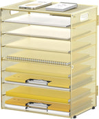 DALTACK 9-Tier Paper Letter Tray Desk Organizer by DALTACK