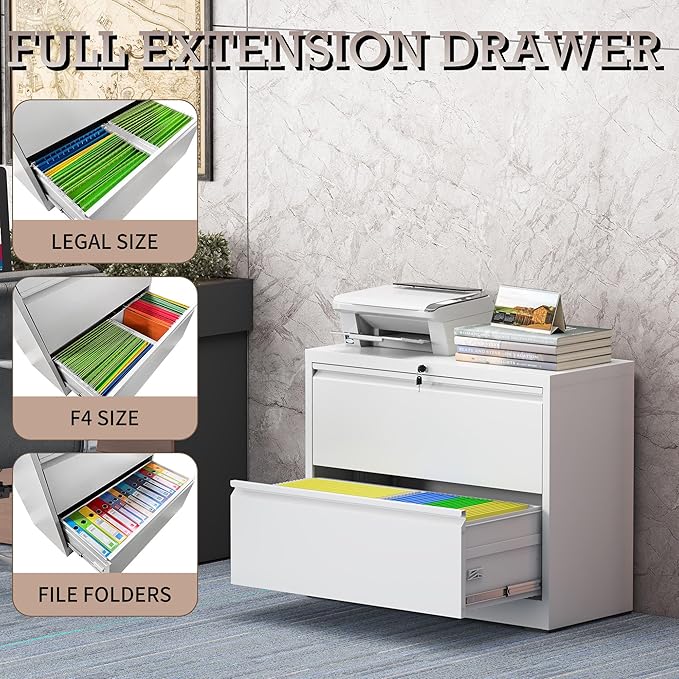 mysteeldepot 2 Drawer Lateral File Cabinet - Image 6
