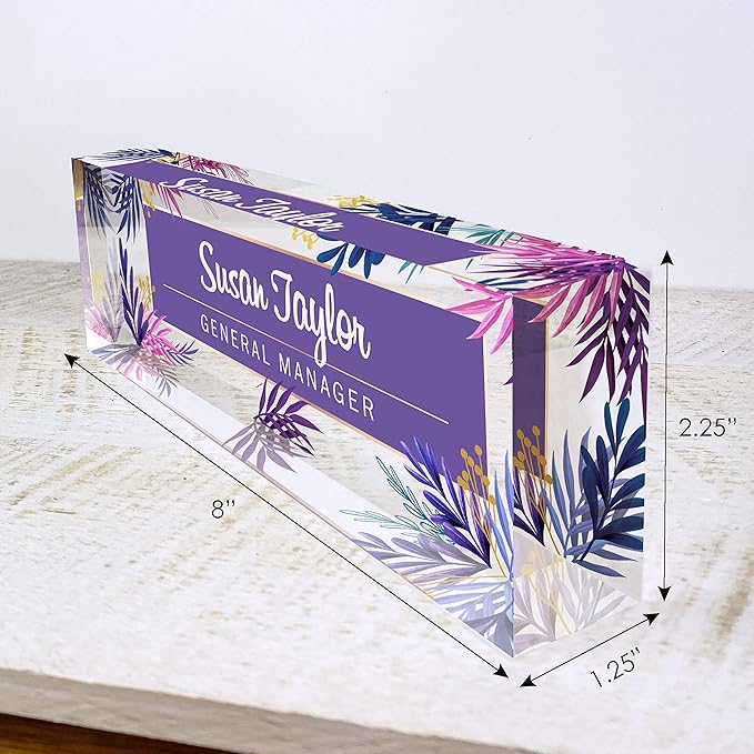 Artblox Office Desk Name Plate Personalized | Custom Name Plates - Image 3
