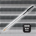 BIC Cristal Xtra Smooth Black Ballpoint Pens, Medium Point, 500-Count Box by BIC