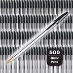 BIC Cristal Xtra Smooth Black Ballpoint Pens, Medium Point, 500-Count Box by BIC