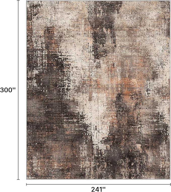 GENIMO Washable Area Rugs for Living Room, 10x14 Vintage Non Slip Rugs - Image 2