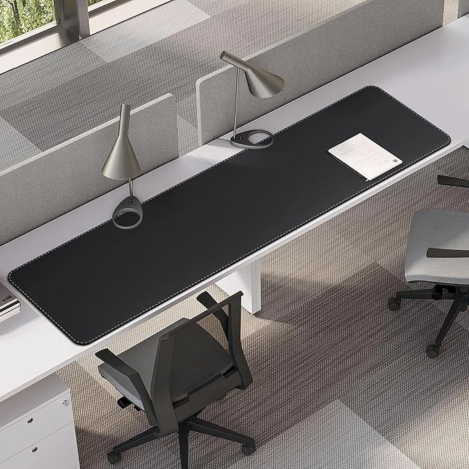 Mydours PU Leather Desk Pad, Ultra Large 67"x15.7" Desk Mat Desktop Protector - Image 4