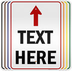Custom Arrow, Custom Directional Sign, Up Arrow, 18x24 Inches, 3M EGP Reflective by MySignCenter