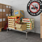 Regal Altair 24" Deep x 36" Wide x 8" Height Wire Shelving Kit | 1-Tier | NSF - Image 5