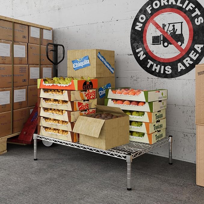 Regal Altair 24" Deep x 36" Wide x 8" Height Wire Shelving Kit | 1-Tier | NSF - Image 5