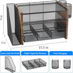OPNICE Desk Organizer, 4-Tier Desktop File Organizer - Image 3