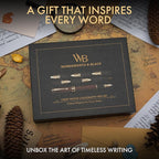 Wordsworth & Black Calligraphy Pen Gift Set, Includes Ink Bottle, 6 Ink - Image 6