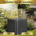 TARKARI 35 Gallon Lockable Resin Deck Box, Waterproof & UV-Resistant Outdoor - Image 5