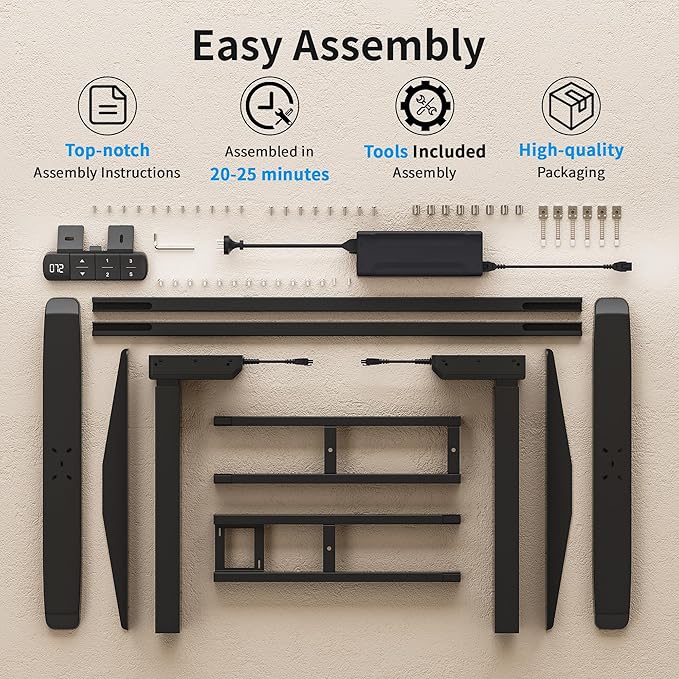 Dual Motor Electric Standing Desk Frame - Image 8