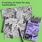 ARTISTRO Set of 9 Fineliner Pens - Image 6