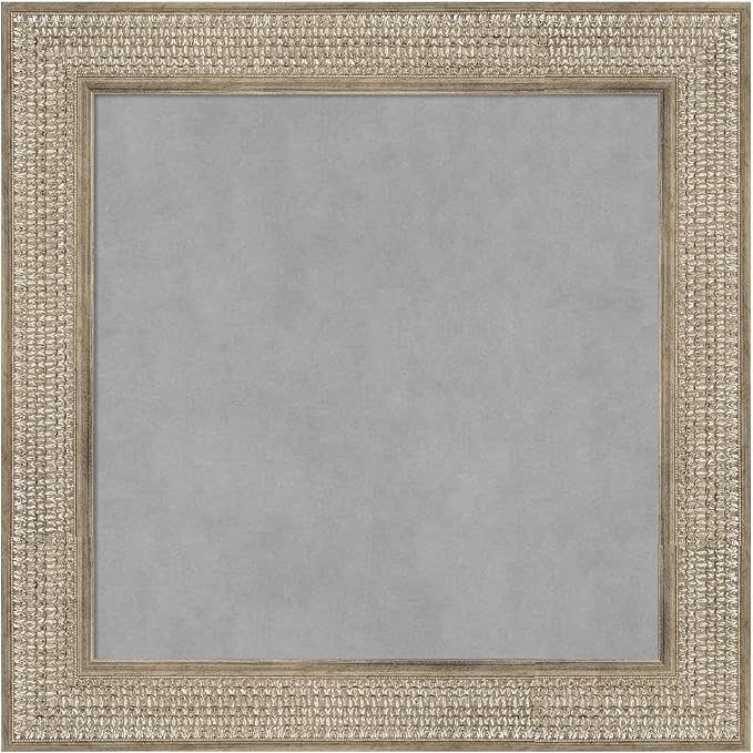 Amanti Art Silver Framed Magnetic Board 26x26 Medium Vision Board by AmantiArt