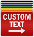 Custom Arrow, Custom Directional Sign, Right Arrow, 18x24 Inches, 3M EGP