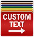 Custom Arrow, Custom Directional Sign, Right Arrow, 18x24 Inches, 3M EGP by MySignCenter