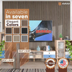 Avana Acoustic Wood Wall Panels – 47.2 X 12.6 Inch Walnut Acoustic Panels 2 PCs - Image 7