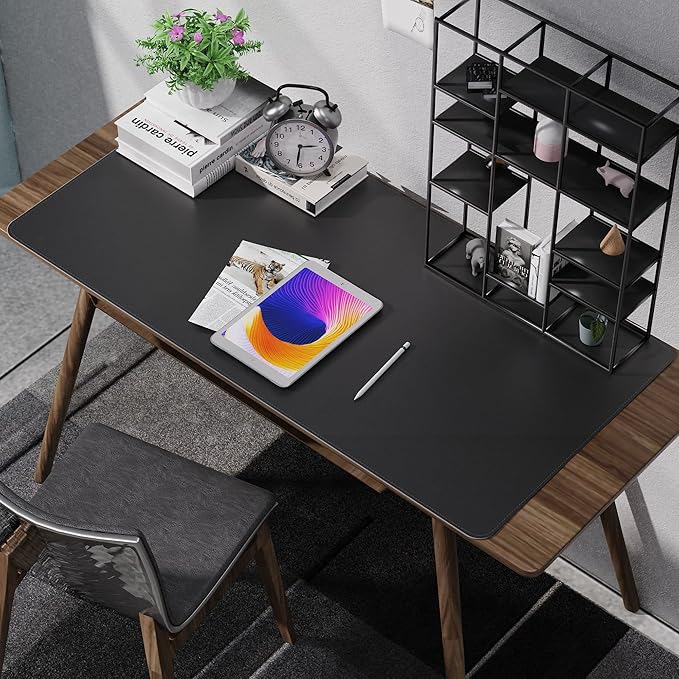 Large Desk Mat 47" x 23.7", Leather Desk mat, Double-Sided Desk Pad, Desk matt - Image 6