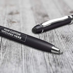 DISCOUNT PROMOS Custom Twist Action Plastic Stylus Pens, Personalized Bulk Pack - Image 7