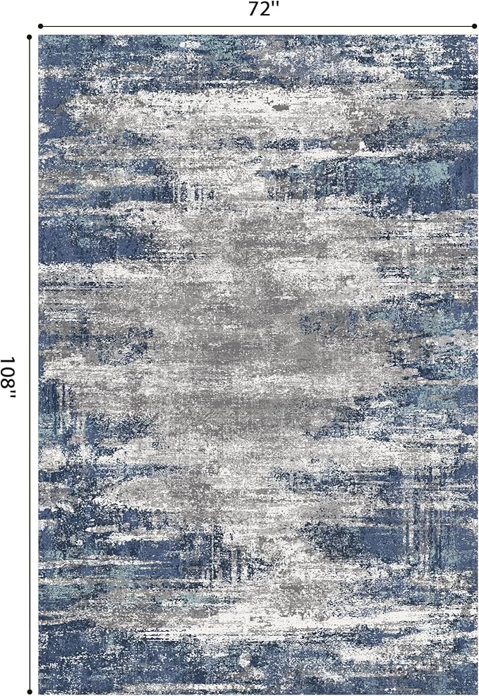 GENIMO Rugs for Bedroom-Washable 6x9 Area Rugs Lightweight Low Pile, Modern - Image 2