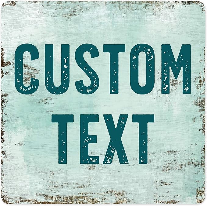 Custom Sign, Custom Street Sign, 11 Font Colors, 13 Font Styles, 4 Hole Options by MySignCenter