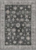 GENIMO 5x7 Area Rugs for Living Room, Machine Washable Non Slip Vintage Retro - Image 7