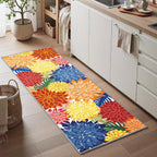 outdoor rug waterproof, washable patio runner rug for shown in use