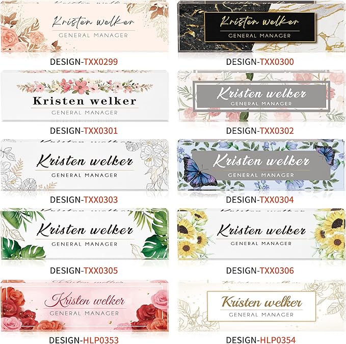Desk Name Plate Personalized, Custom Name Plates - Image 7