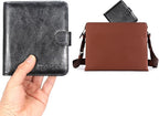 Wisdompro Business Card Book Organizer, Premium PU Leather Wallet Name Credit - Image 6