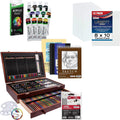 u.s. art supply mega wood box art set, main product view