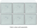 Whitmor 6 Cube Bookcase, 3 Tier Stackable MDF Bookself, Open Storage Display - Image 7